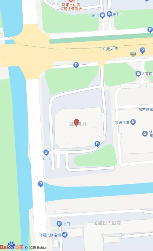 国网洛阳供电公司地图位置